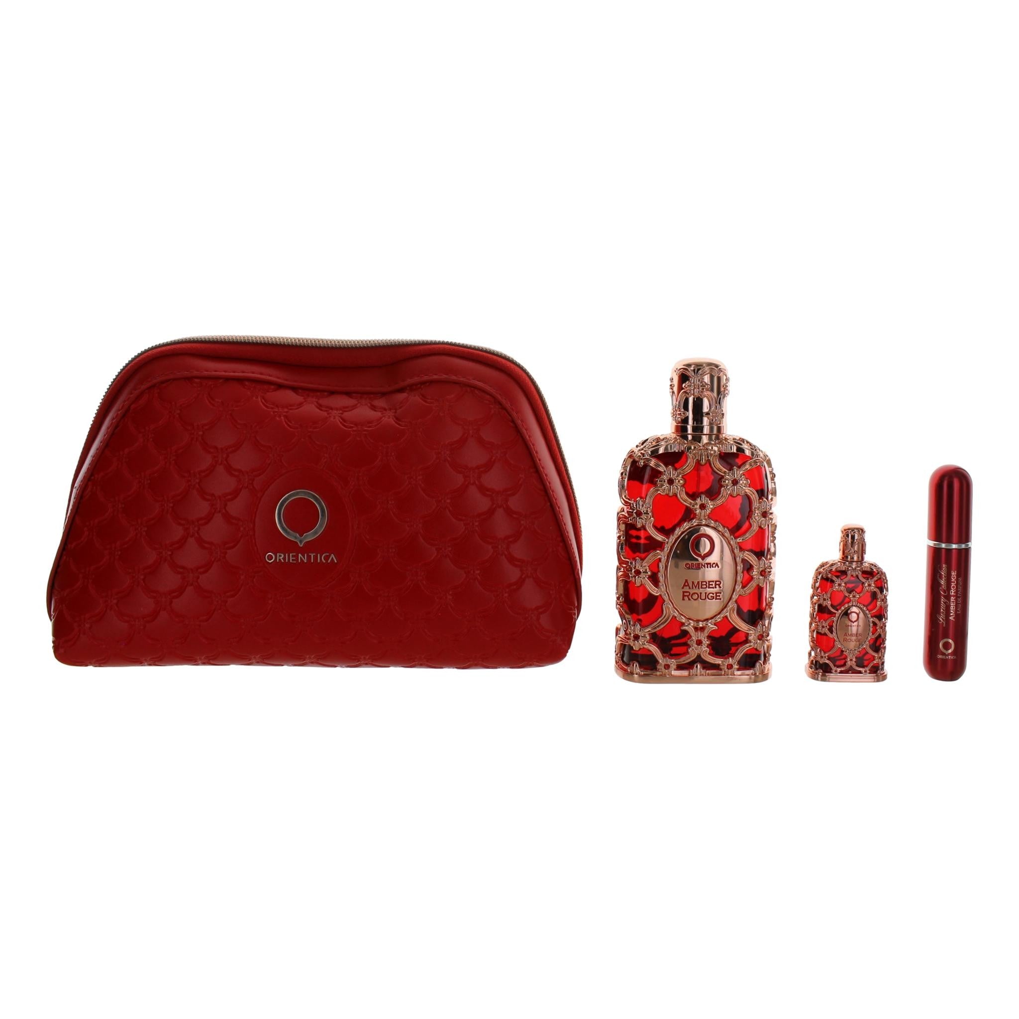 Bottle of Orientica Amber Rouge by Orientica, 4 Piece Get Set for Unisex